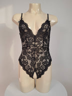 Love In Lace Bodysuit | Black