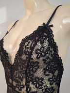 Love In Lace Bodysuit | Black