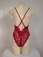 Love In Lace Bodysuit | Red