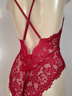 Love In Lace Bodysuit | Red