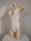 Love In Lace Bodysuit | White