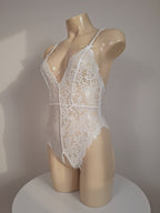 Love In Lace Bodysuit | White