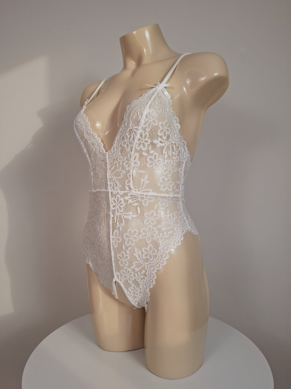 Love In Lace Bodysuit | White