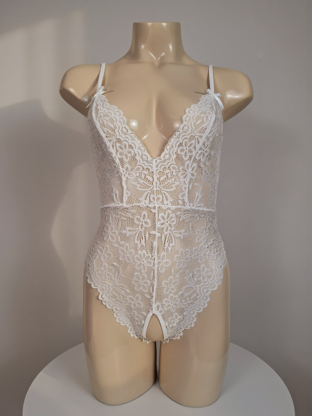 Love In Lace Bodysuit | White