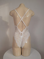 Love In Lace Bodysuit | White