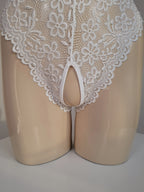 Love In Lace Bodysuit | White
