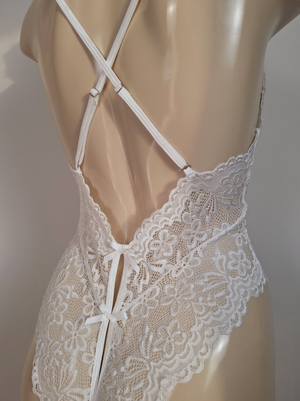 Love In Lace Bodysuit | White