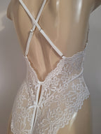 Love In Lace Bodysuit | White